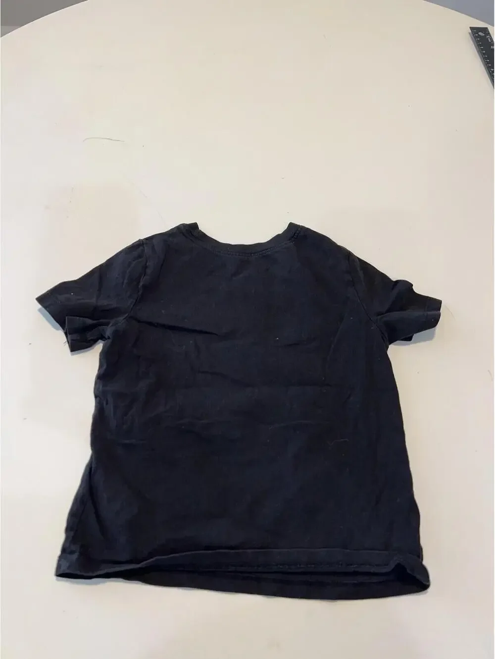 RUN DMC Boys Shirt Black Big Logo Graphic Tee Crew Neck Cotton 3T.  258